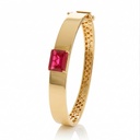 BRACELETE RUBELITA OCTOGONAL 4,90CT 19,46G OURO AMARELO 18K - COLEÇAO RUBELITA