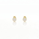 Brinco Botão 0,23 ct · Ouro Amarelo 18k