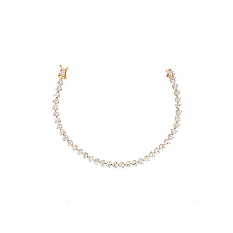 [075320] 19-Pulseira Riviera 40 Brilhantes 7,78ct 18cm 8,30g Ouro Amarelo 18k - Coleção Rivieras