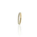 2-ALIANÇA INTEIRA 31 BRILHANTES 0,75CT H/I SI1 2,10G OURO AMARELO 18K - CCOLEÇAO SOULMATES