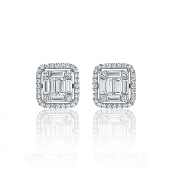 [077174] Brinco Onassis 0,93 ct · Ouro Branco 18k