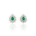 Brinco 1,85 ct · Ouro Branco 18k