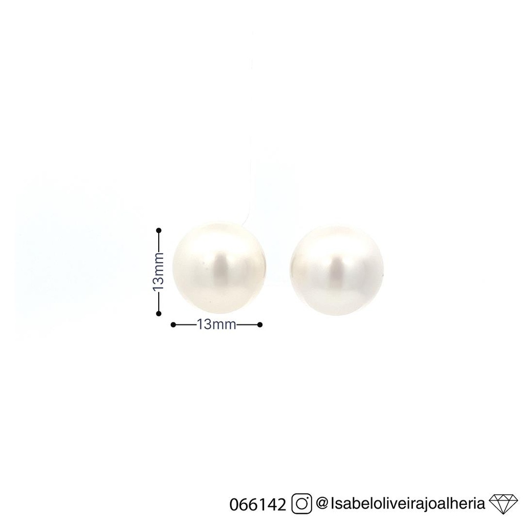[066142] Brinco Over the Moon · Ouro Branco 18k