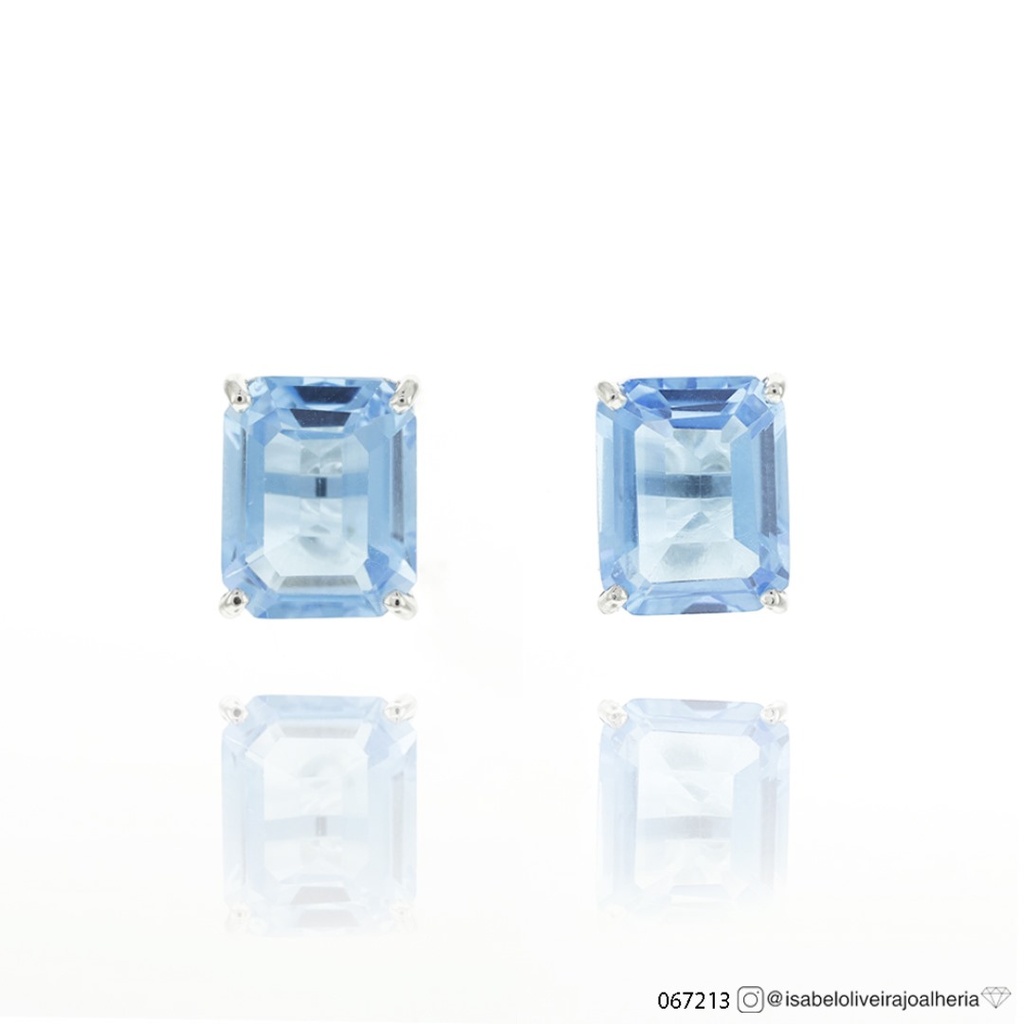 Brinco Blue Sky 8,03 ct · Ouro Branco 18k