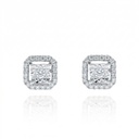 Brinco 42 Brilhantes 0,29ct 2,06g Ouro Branco 18k - Coleção Laisa