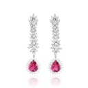 Brinco Rubelita 10,51 ct · Ouro Branco 18k