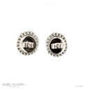 Brinco Clássico Ii 2 Turmalinas Paraibas Oval 2,86ct 68 Brilhantes 2,19ct H VS2 7,40g Ouro Branco 18k - Coleção Caribbean Blue